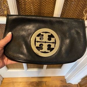 Tory Burch Black with Gold Shoulder or Crossbody